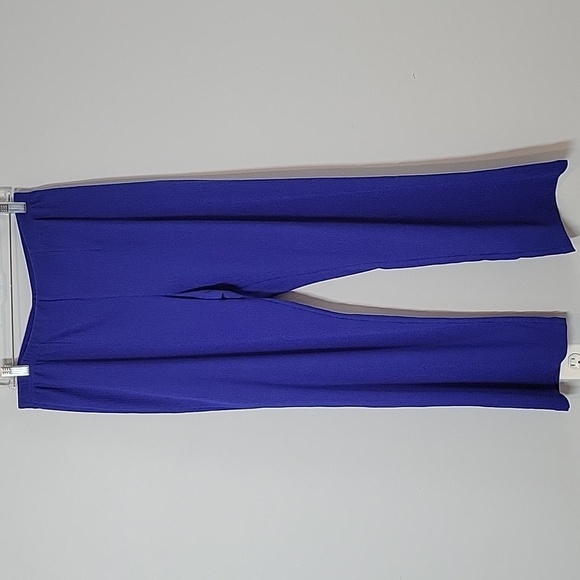 Chico's Travelers Textured lightweight no tummy pants blue - Picture 1 of 6